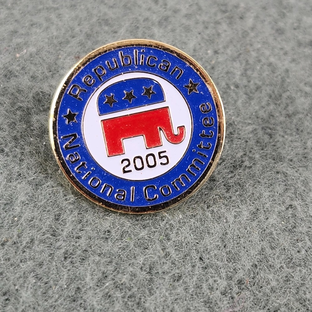 2005 Republican National Committee RNC Elephant Lapel Pin Political Campaign Pin
